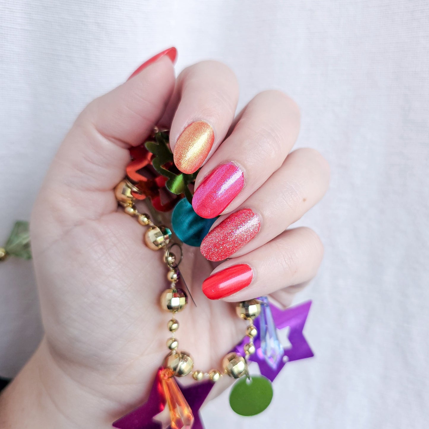 Shimmer Down - The Bright Side Collection - Sparkle Top Coat Nail Polish (10-Free, Handmade in Oregon)