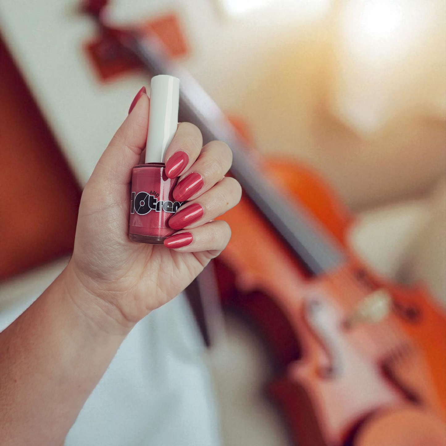 Crescendo - The Harmony Collection (ACA Fundraiser) – Mauve Shimmer - Nail Polish (10-Free, Handmade in Oregon)