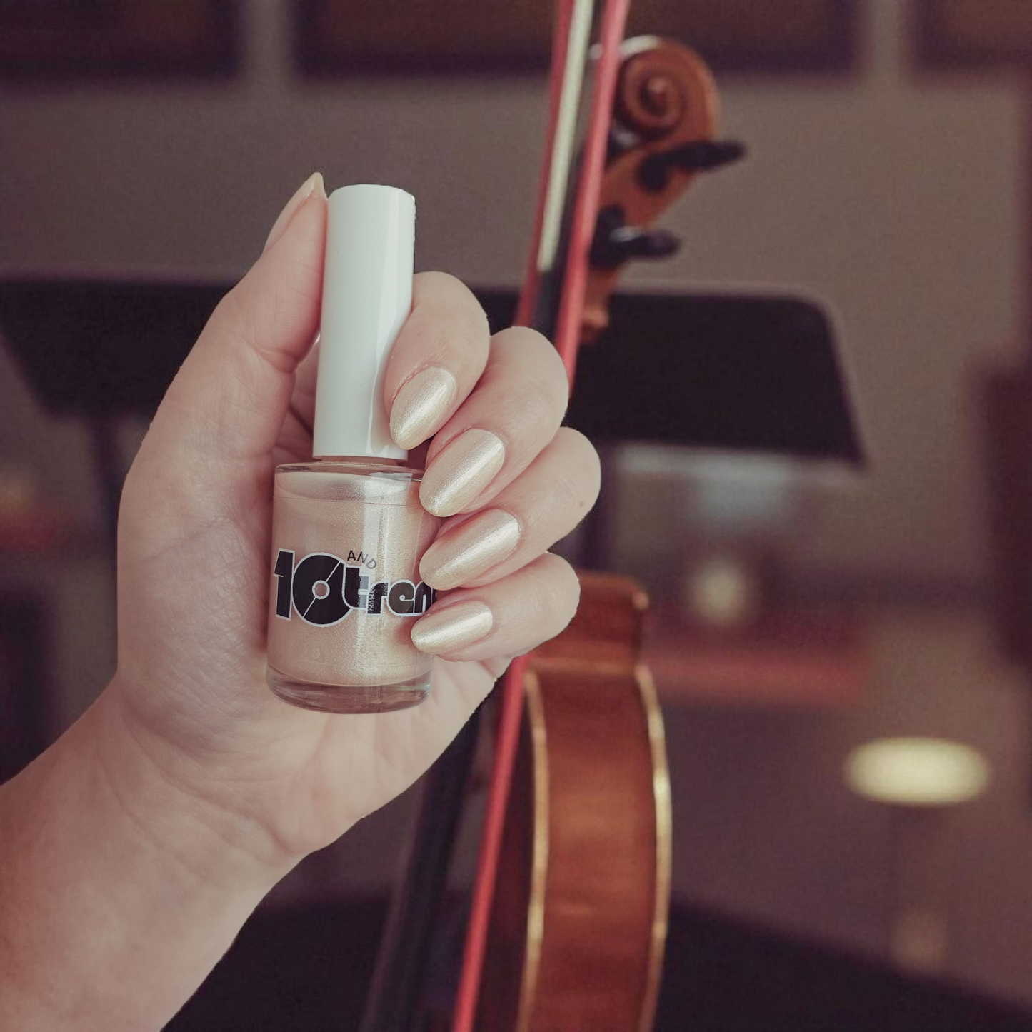 Overture - The Harmony Collection (ACA Fundraiser) – Cream Shimmer - Nail Polish (10-Free, Handmade in Oregon)