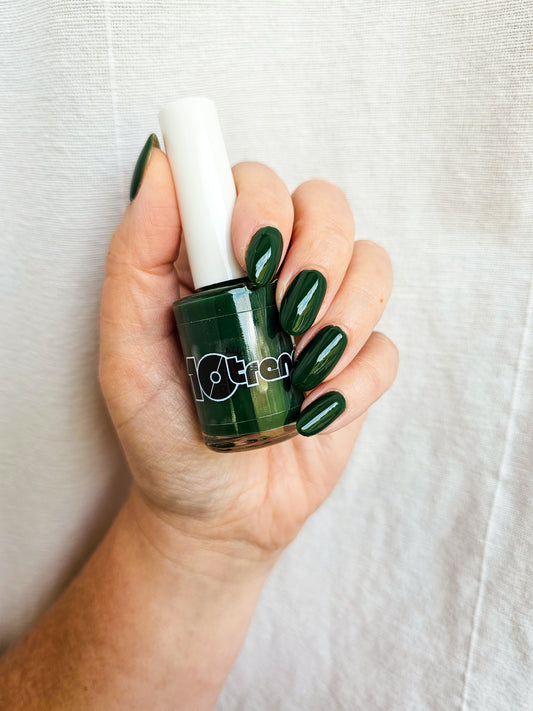 Go Your Own Way - The Groove Collection - Deep Green Nail Polish (10-Free, Handmade in Oregon)