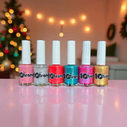 The Bright Side Collection – 6 Joyful Shades - Nail Polish  (10-Free, Handmade in Oregon)