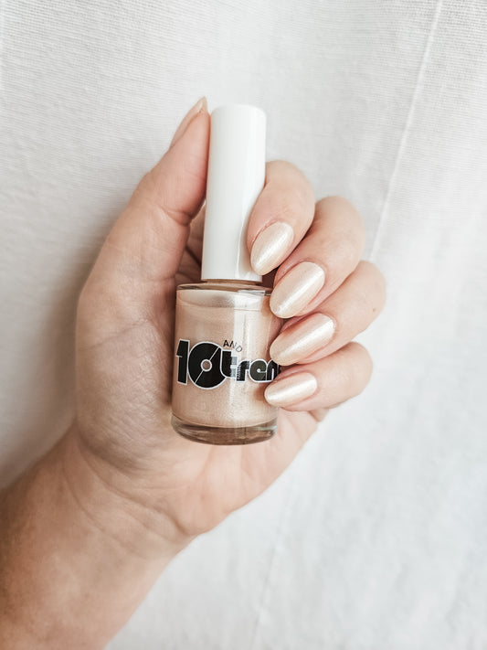 Overture - The Harmony Collection (ACA Fundraiser) – Cream Shimmer - Nail Polish  (10-Free, Handmade in Oregon)