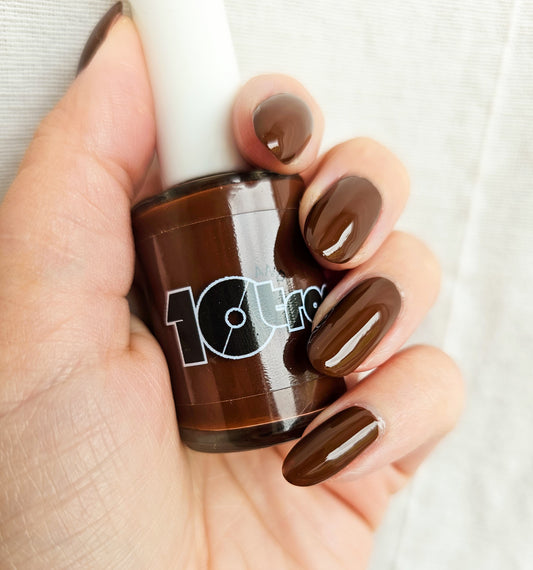 Encore - The Harmony Collection (ACA Fundraiser) – Chocolate Brown - Nail Polish  (10-Free, Handmade in Oregon)